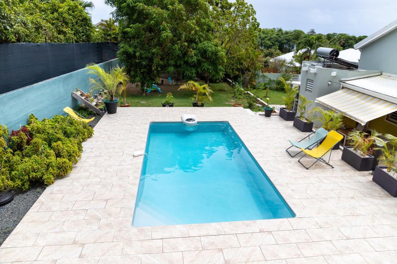 Villa L'Artist En Bord De Mer Avec Piscine Privee Sainte-Rose Exteriör bild